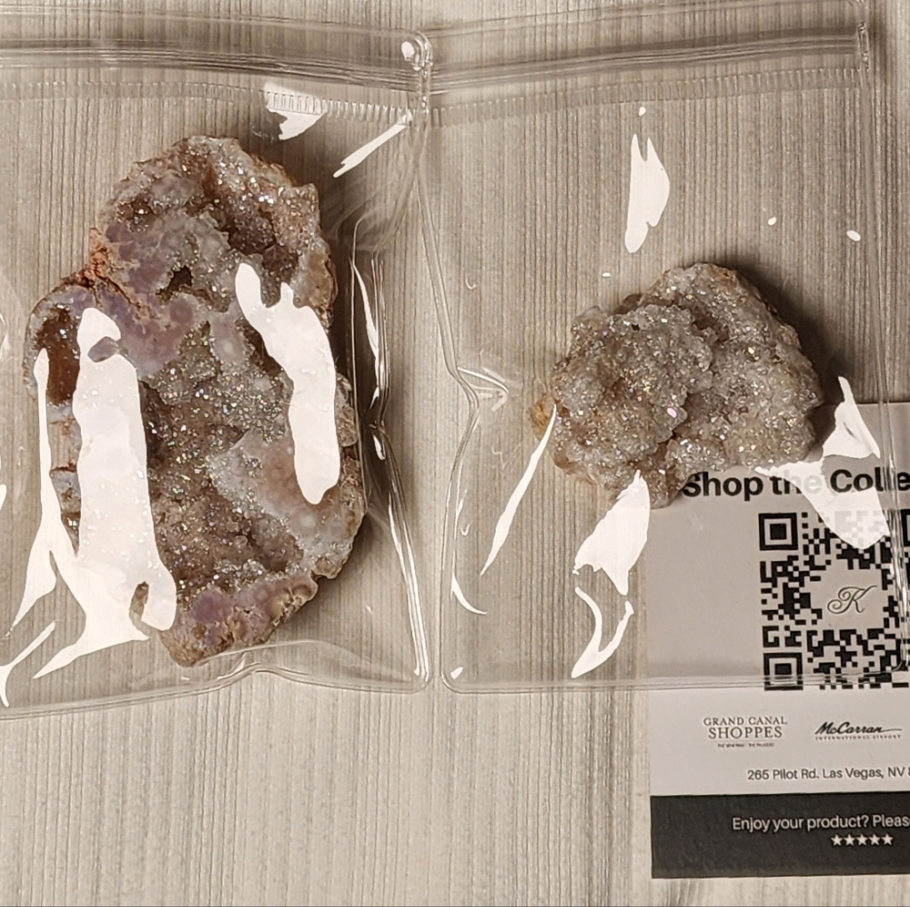 KALIFANO Angel Aura Quartz Geode Crystal Geode Home Decor